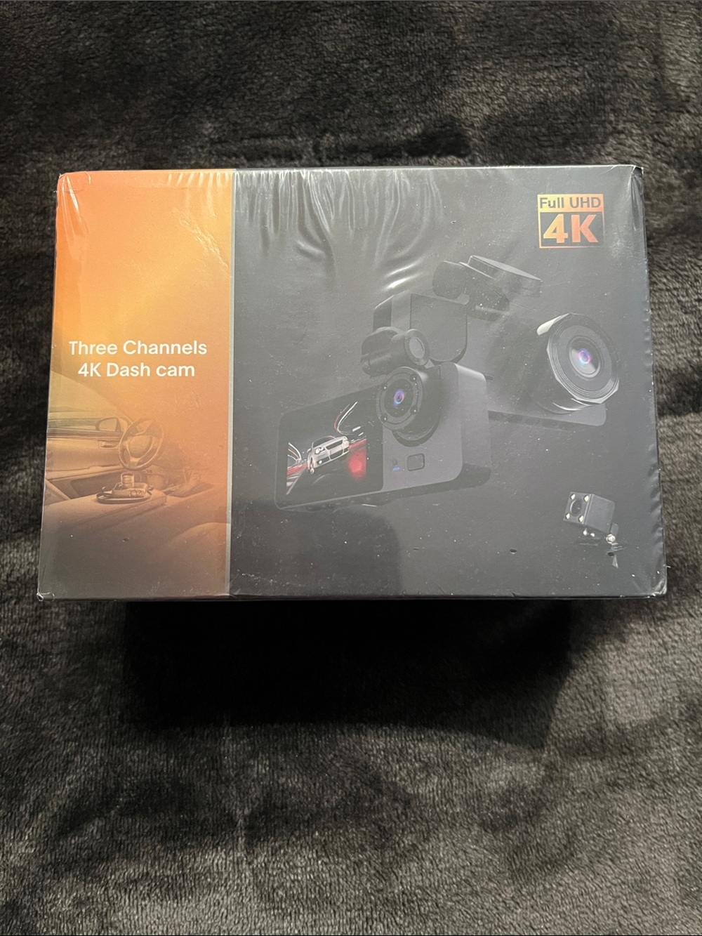 NEW Generic Three-Channel 4K Dash Cam - Black